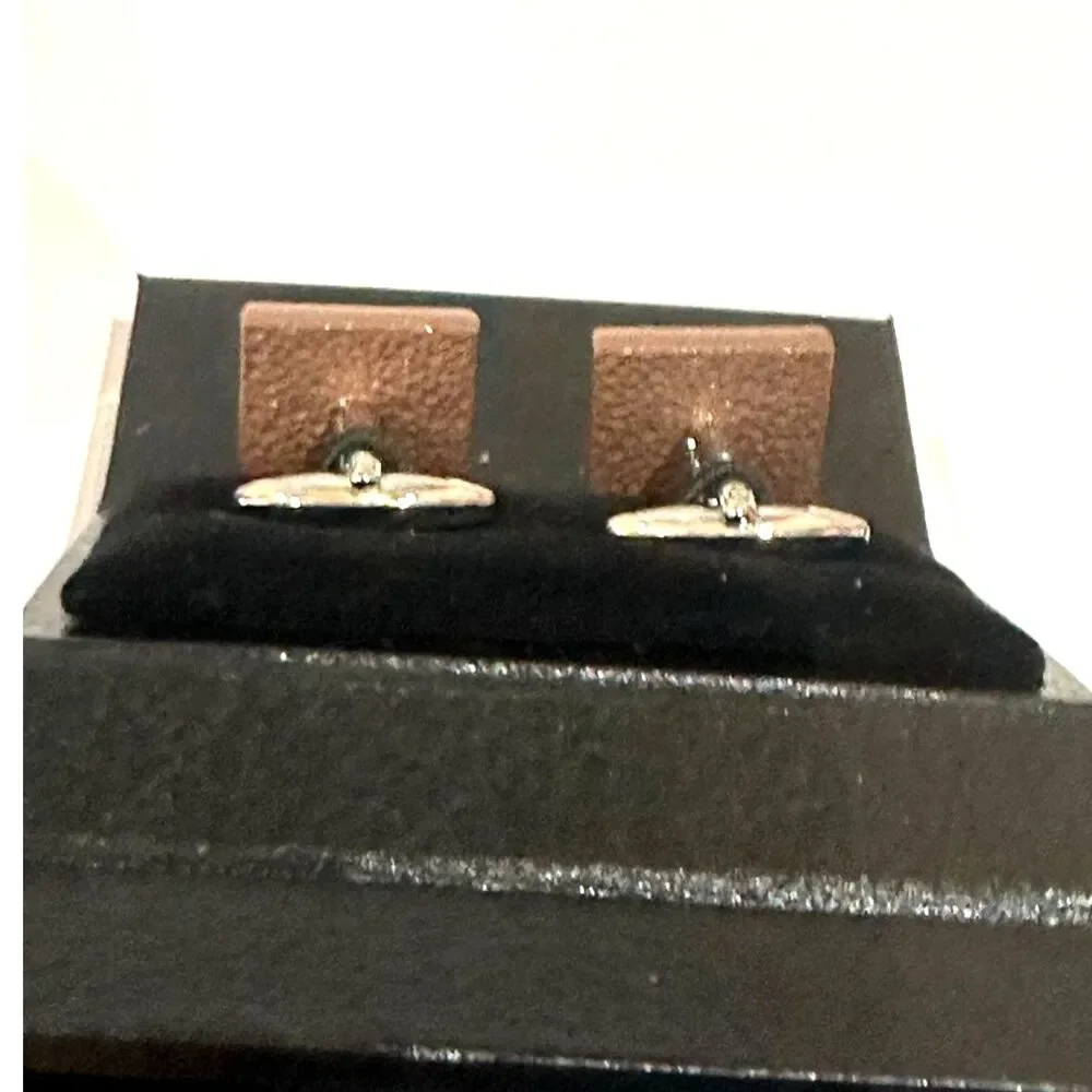 Chocolate Bar Square Novelty Cufflinks